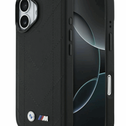 BMW M Quilted Logo MagSafe Case for Apple iPhone 17 BMHMP17S25PSECHK 3666339480523