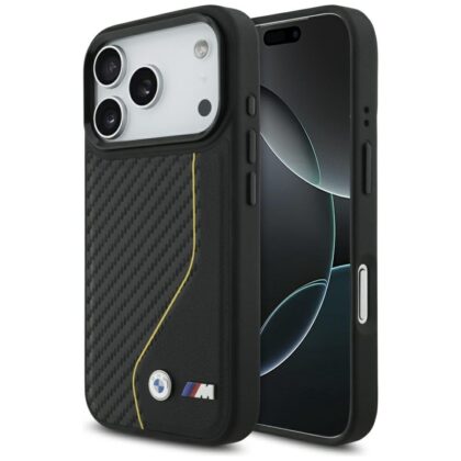 BMW M Carbon Line & Logo MagSafe Case for Apple iPhone 17 Pro BMHMP17L25PCCSCKY 3666339482305