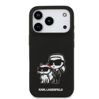 Karl Lagerfeld Liquid Silicone K&CH Sketch MagSafe Case for Apple iPhone 17 Pro KLHMP17LSKCGRGOK 3666339497798