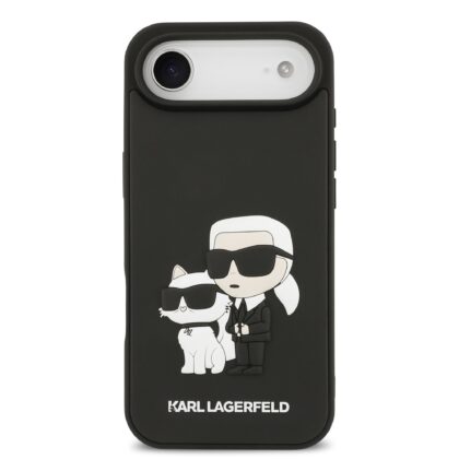 Karl Lagerfeld 3D Rubber Karl and Choupette Case for Apple iPhone 17 Air KLHCP17M3DRKCNK 3666339549701