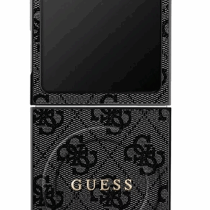 Guess 4G Leather Magsafe Samsung Galaxy Z Flip 7 Phone case GUHMZF7P4MSEGCK 3666339559243