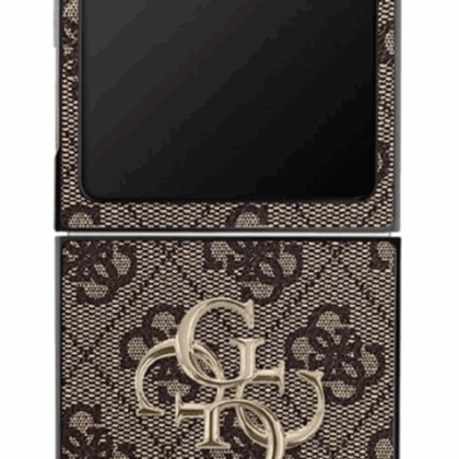 Guess 4G Leather Metal Logo Samsung Galaxy Z Flip 7 Phone case GUHCZF74GMGBR 3666339559328