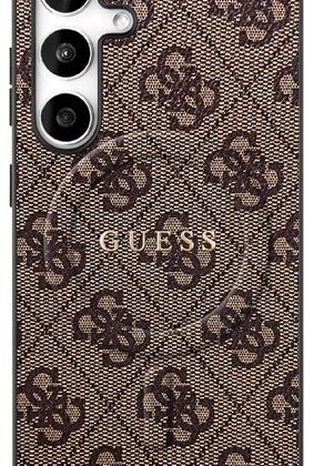 Guess PU 4G Ring Classic Logo MagSafe Case for Samsung Galaxy S25 FE GUHMS25FEG4GFRW 3666339572167