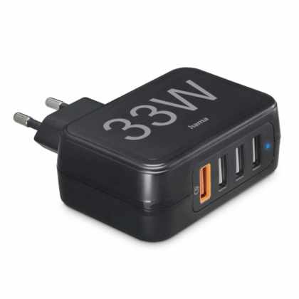 Hama 00201629 4-Port Quick Charger T-MLX61498 4047443489814