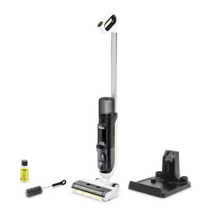 Vacuum Cleaner KARCHER Three-in-one floor cleaner FCV 3 Upright/Wet/dry/Cordless White Weight 3.8 kg 1.056-122.0  1.056-122.0 4066529148155