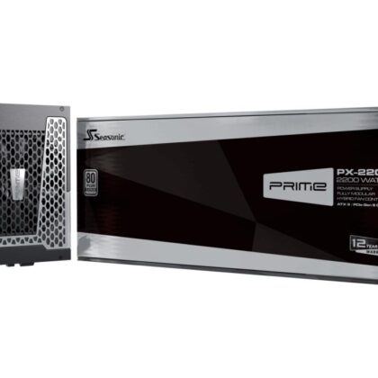 Power Supply SEASONIC PRIME PX ATX 3.1 2200 Watts Efficiency 80 PLUS PLATINIUM MTBF 100000 hours PRIME-PX-2200-ATX30  PRIME-PX-2200-ATX30 4711173878414