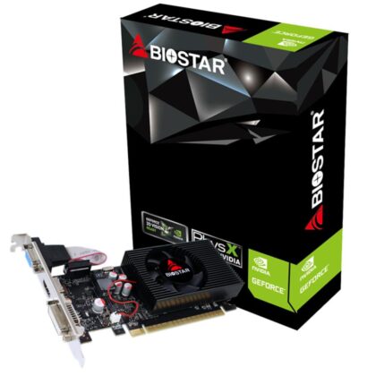 Graphics Card BIOSTAR NVIDIA GeForce GT 730 700 MHz 2 GB GDDR3 128 bit PCI Express 2.0 Active VN7313THX1  VN7313THX1 4712960683730