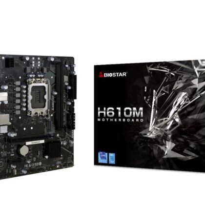 Mainboard BIOSTAR Intel H610 LGA1700 Micro-ATX Memory DDR5 Memory slots 2 H610MHDD5  H610MHD D5 4712960687745