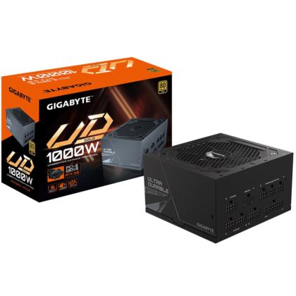 Power Supply GIGABYTE GP-UD1000GM ATX 3.1 1000 Watts Efficiency 80 PLUS GOLD PFC Active GP-UD1000GMPG5V2  GP-UD1000GM PG5 V2 4719331556112