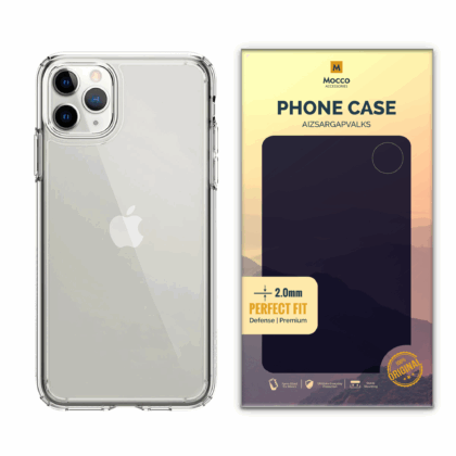 Mocco Original Clear Case 2mm Silicone Case for Apple iPhone 11 Pro Transparent PC15701 4752168076149