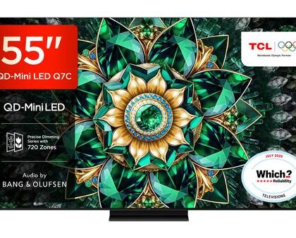 TV Set TCL 55 " 4K Ultra HD 3840 x 2160 pixels Flat 16:9 QD-Mini LED 55Q7C  55Q7C 5901292526610