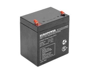 BATTERY 12V 5AH VRLA/EP5-12T2 EUROPOWER EMU  EP5-12T2 5902367800093