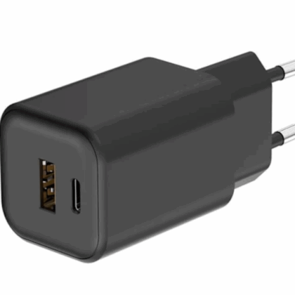 Qualo QLSN-CA-65-01 Nano PD Network Charger Adapter USB-C / USB-A / 65W QLSN-CA-65-01 5907457773271