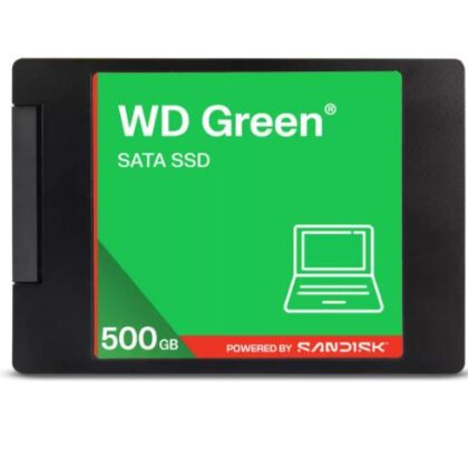 SSD WESTERN DIGITAL Green 500GB 3D NAND Read speed 545 MBytes/sec 2