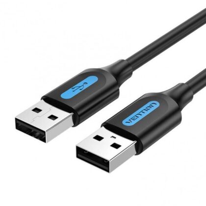 CABLE USB2.0 MALE TO MALE/1.5M BLACK COJBG VENTION  COJBG 6922794748453