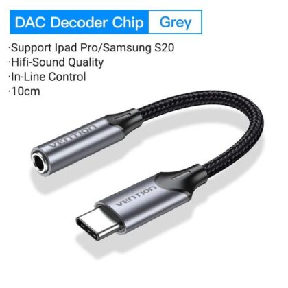 ADAPTER USB-C TO AUDIO 3.5MM/0.1M BGMHA VENTION  BGMHA 6922794751118