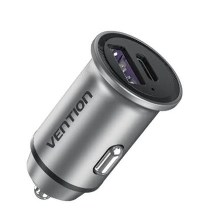 MOBILE CHARGER CAR 30W USB/2P GRAY FFFH0 VENTION  FFFH0 6922794761681