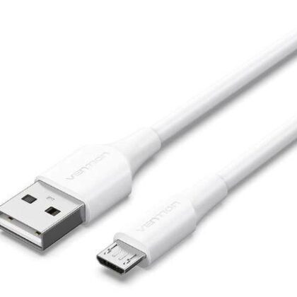 CABLE USB2.0 TO MICRO-B/1M WHITE CTIWF VENTION  CTIWF 6922794767652