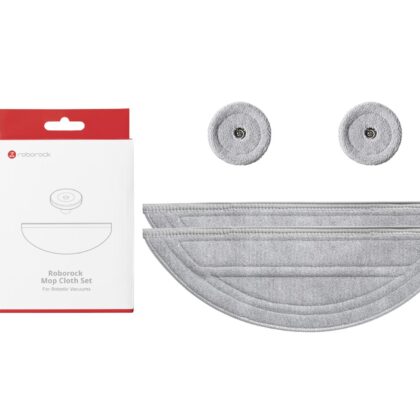 Vacuum Cleaner Accessory ROBOROCK Mop Cloth Set For Saros0 10/Saros5 10/Saros0 10(R&D)/Saros5 10(R&D) 8.02.0400  8.02.0400 6936905900418