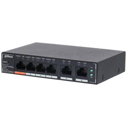 Switch DAHUA DH-SG4006P Type L2 PoE ports 4 60 Watts SG4006P  SG4006P 6939554904493