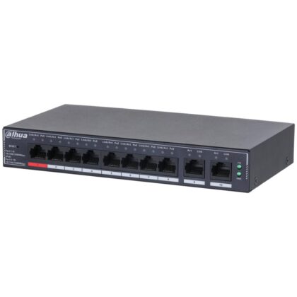 Switch DAHUA DH-SG4010P Type L2 PoE ports 8 110 Watts SG4010P  SG4010P 6939554904509