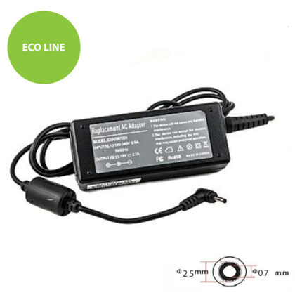Laptop Power Adapter ASUS 40W: 19V