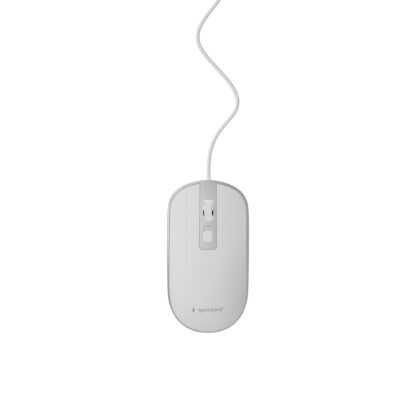 MOUSE USB OPTICAL WHITE/SILVER/MUS-4B-06-WS GEMBIRD  MUS-4B-06-WS 8716309122214
