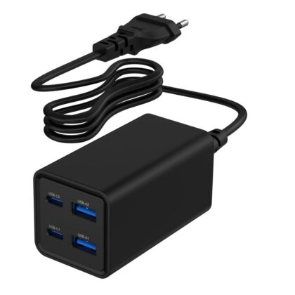 CHARGER USB UNIVERSAL 4P 65W/TA-UC-2A2C-PD65-01-BK GEMBIRD  TA-UC-2A2C-PD65-01-BK 8716309133784