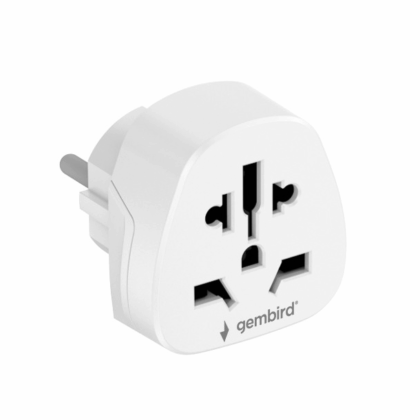Gembird A-AC-EUMINTF World to EU Adapter 15A A-AC-EUMINTF 8716309134088