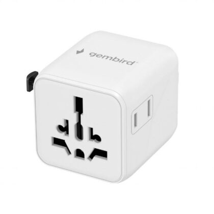 POWER ADAPTER TRAVEL/WHITE TPA-INT-01-W GEMBIRD  TPA-INT-01-W 8716309134910