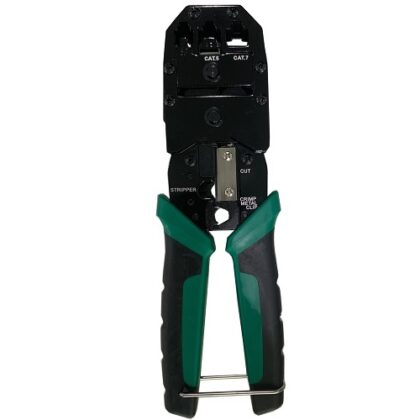 Crimping Tool with Stripper and Cutter for CAT5