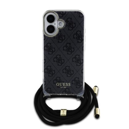Guess IML 4G Printed Crossbody Strap Case for Apple iPhone 16 GUHCP16SHC4SEK 3666339345129