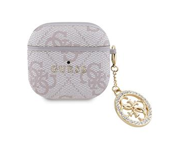 Guess 4G Script PC/PU Charm Case for Apple AirPods 4 GUA4P4E4CDP 3666339420840