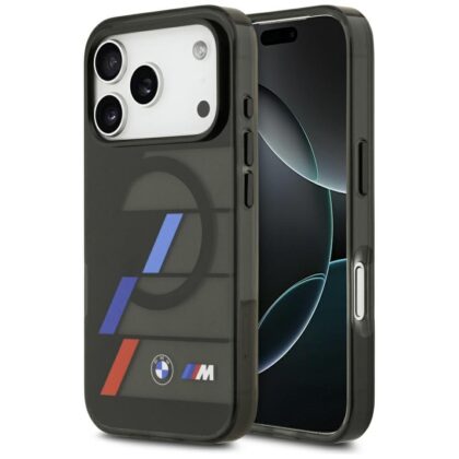 BMW M IML Metal Buttons Tricolor Lines MagSafe Case for Apple iPhone 17 Pro BMHMP17L25HTTRIK 3666339487423