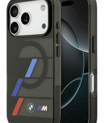BMW M IML Metal Buttons Tricolor Lines MagSafe Case for Apple iPhone 17 Pro Max BMHMP17X25HTTRIK 3666339487430