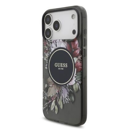 Guess IML Flowers Strap MagSafe Case for Apple iPhone 17 Pro Max GUHMP17XHFWBRCESK 3666339526146