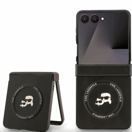 Karl Lagerfeld Karl&Choupette Pins MagSafe Case for Samsung Galaxy Z Flip7 KLHMZF7PSMLRKCK 3666339559366