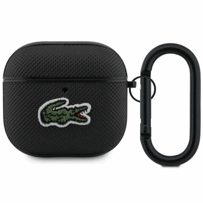 Lacoste Petit Pique Croc Logo Patch Case for AirPods 4 LCA4PVCK 3666339568535