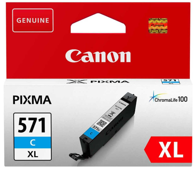 4549292032857 - B2B PC's un WiFi Canon CLI-571C XL Ink Cartridge Cyan 14ml 0332C001 4549292032857