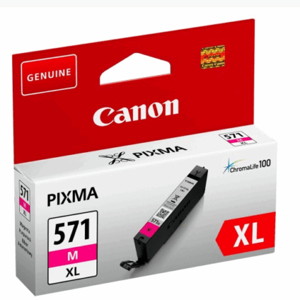 Canon CLI-571M XL Ink Cartridge Magenta 14ml 0333C001 4549292032871