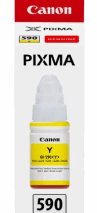 Canon GI-590 Ink Bottle 70ml / Yellow 1606C001 4549292074758