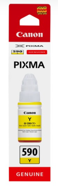 4549292074758 - B2B PC's un WiFi Canon GI-590 Ink Bottle 70ml / Yellow 1606C001 4549292074758