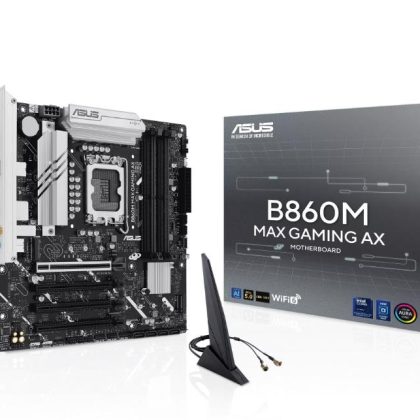 Mainboard ASUS Intel B860 Express LGA1851 Micro-ATX Memory DDR5 Memory slots 4 B860MMAXGAMINGAX  B860M MAX GAMING AX 4711387831694