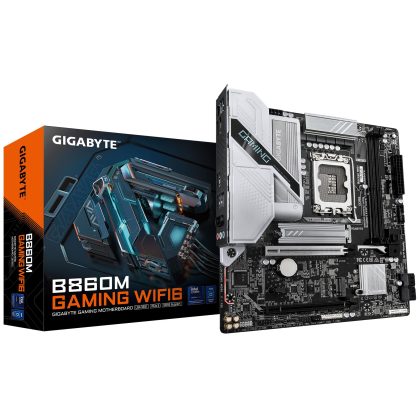 Mainboard GIGABYTE Intel B860 Express LGA1851 Micro-ATX Memory DDR5 Memory slots 2 B860MGAMINGWIFI6  B860M GAMING WIFI6 4719331866891