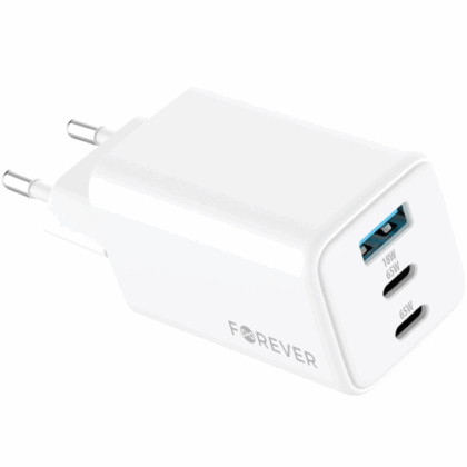 Forever TC-08-65ACC 2x USB-C 65W Charger TC-08-65ACC 5900495621818