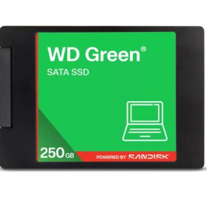 SSD WESTERN DIGITAL Green 250GB 3D NAND Read speed 545 MBytes/sec 2
