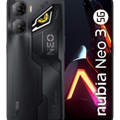 MOBILE PHONE NEO 3 5G/8/256GB BLACK NUBIA  NUBIANEO3 BLACK 6902176137051