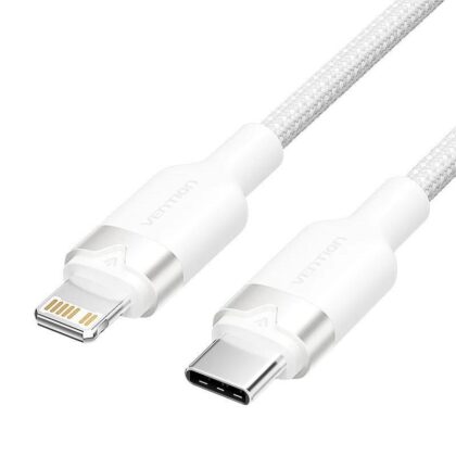 CABLE USB-C TO LIGHTNING/2M WHITE LAKWH VENTION  LAKWH 6922794783515