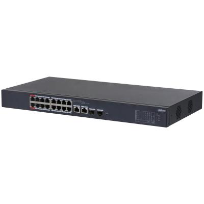 Switch DAHUA CS4218-16ET-240 Type L2 Desktop/pedestal 16x10Base-T / 100Base-TX PoE ports 16 DH-CS4218-16ET-240  DH-CS4218-16ET-240 6923172571250