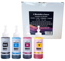 GenerInk C13T664640 Ink Cartridge Pack for Epson EcoTank 664 E-664-PACK-GI-N 6936904790225